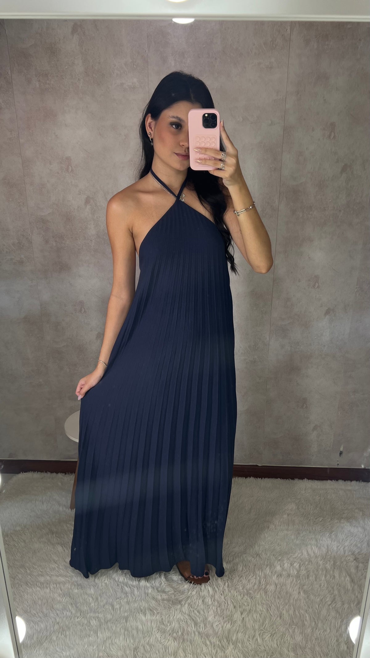 Vestido Plissado