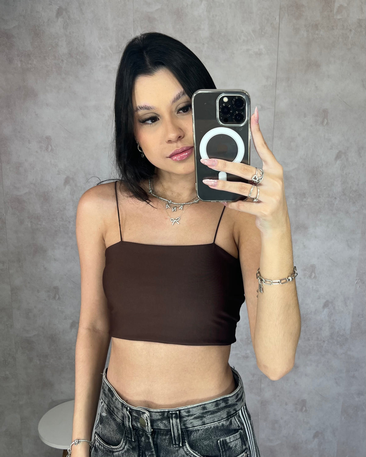 Cropped de alcinha