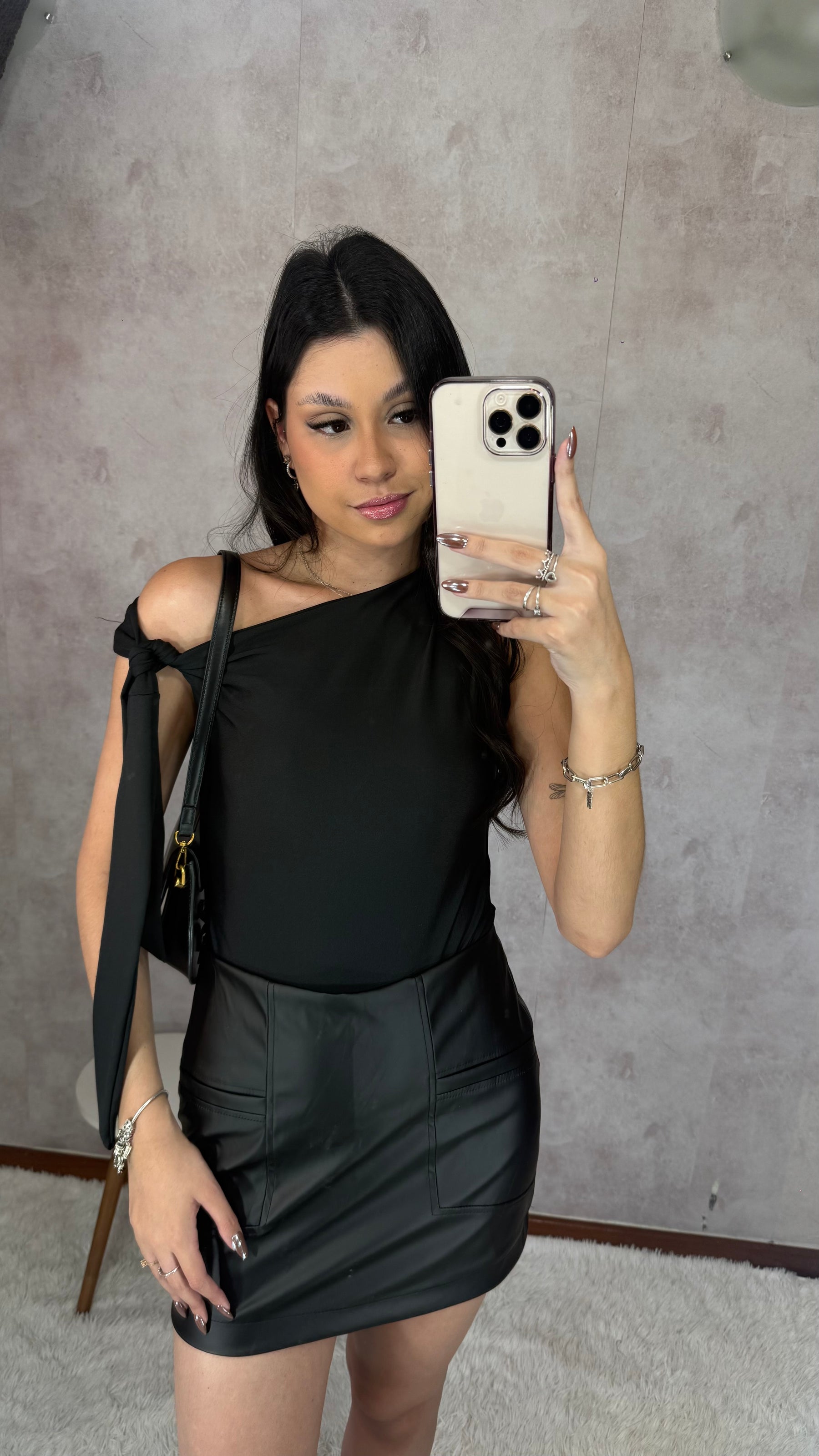 Short saia courino